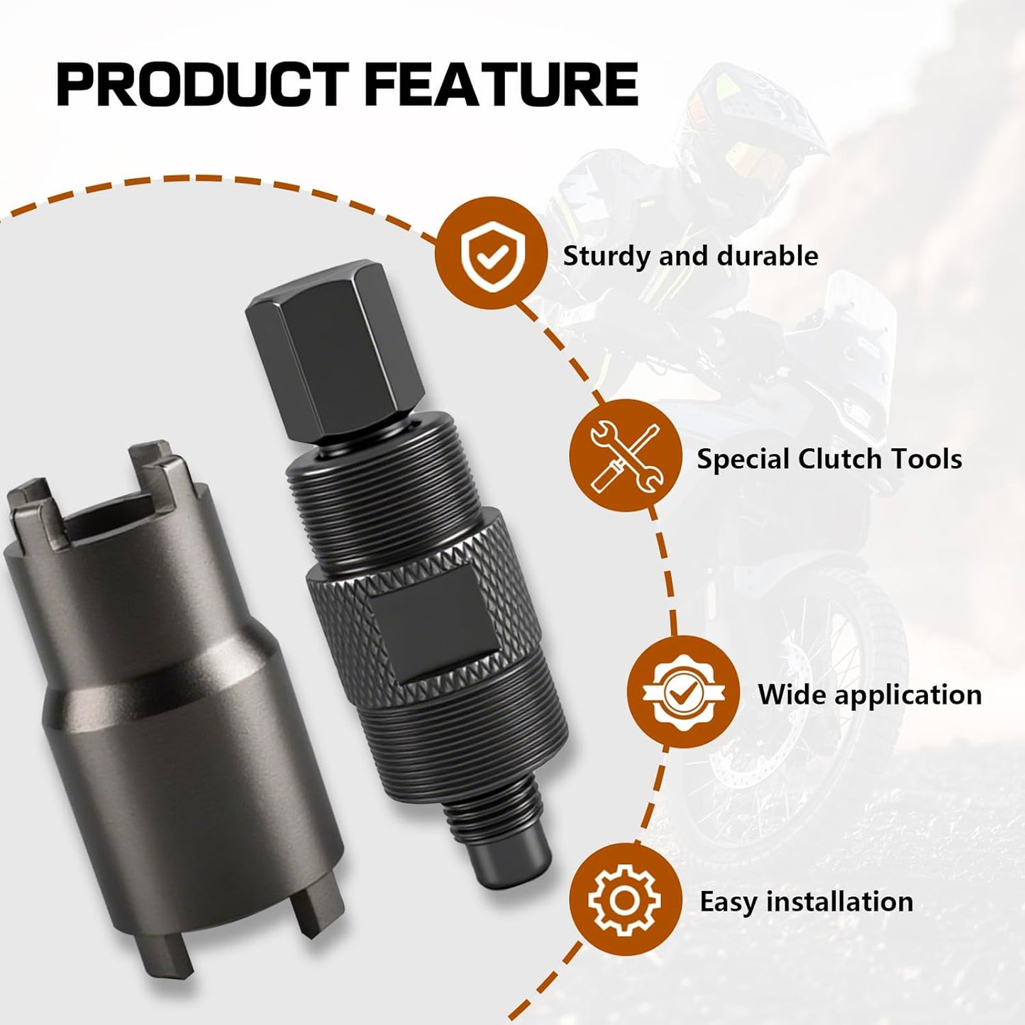 * Magneto Flywheel Puller & Remover Clutch Lock Nut Tool Combo Set For: Xpro X24 / Xpro Roadster 250 / Vitacci GTX 250 / Vitacci Titan 250 / Vitacci XMT 250 / Venom Superbike / Venom X22r Max / Boom Bd250 / Italica Krypto / 165fmm EFI