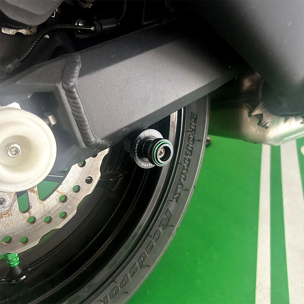 Swingarm Spools Sliders For: Xpro X24 / Xpro Roadster 250 / Vitacci GTX 250 / Vitacci Titan 250 / Vitacci XMT 250 / Venom Superbike / Venom X22r Max / Boom Bd250 / Italica Krypto