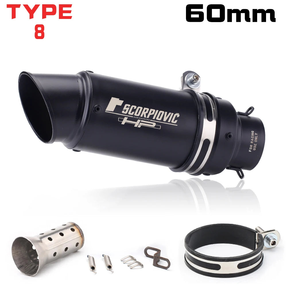51mm slip on exhaust w/db killer For: Xpro X24 / Xpro Roadster 250 / Vitacci GTX 250 / Vitacci Titan 250 / Venom Superbike / Venom X22r Max / Boom Bd250 / Italica Krypto