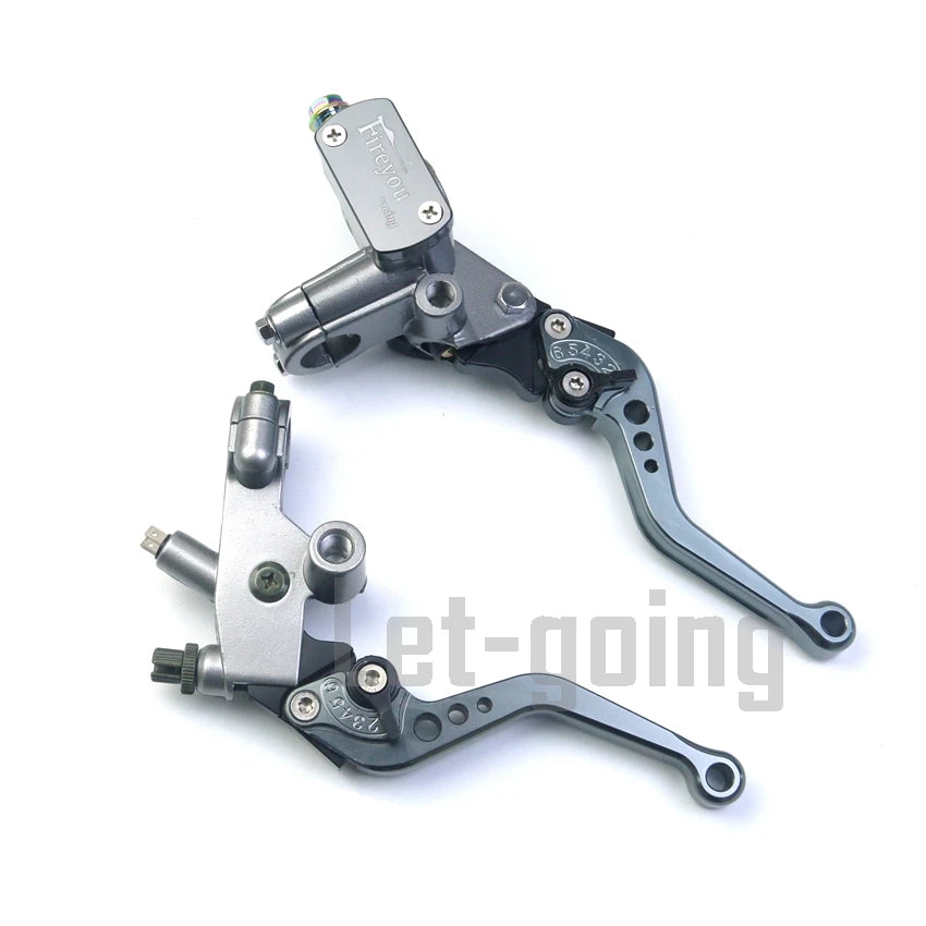 1 Pair 7/8"(22mm) Front Controls levers Set For: Xpro X24 / Xpro Roadster 250 / Vitacci GTX 250 / Vitacci Titan 250 / Vitacci XMT 250 / Venom Superbike / Venom X22r Max / Boom Bd250 / Italica Krypto