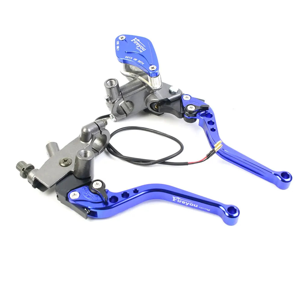 1 Pair 7/8"(22mm) Front Levers Controls Set For: Xpro X24 / Xpro Roadster 250 / Vitacci GTX 250 / Vitacci Titan 250 / Vitacci XMT 250 / Venom Superbike / Venom X22r Max / Boom Bd250 / Italica Krypto