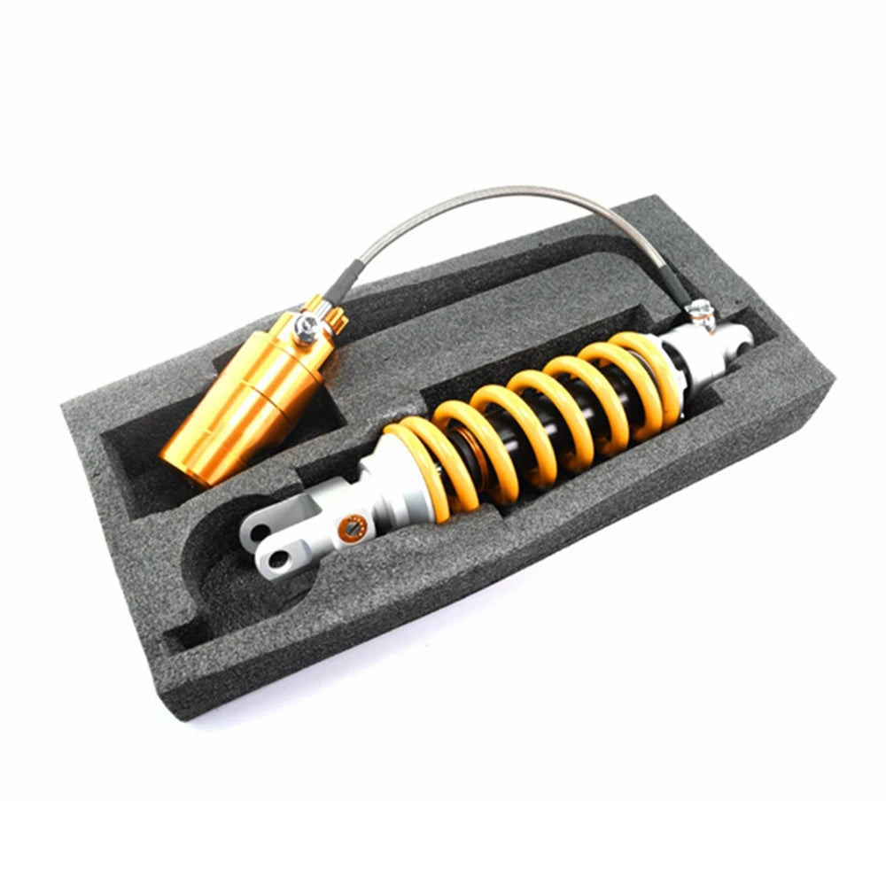 325mm Adjustable Dual Damping Nitrogen Rear Shock Absorber For: Xpro X24 / Xpro Roadster 250 / Vitacci GTX 250 / Vitacci Titan 250 / Vitacci XMT 250 / Venom Superbike / Venom X22r Max / Boom Bd250 / Italica Krypto