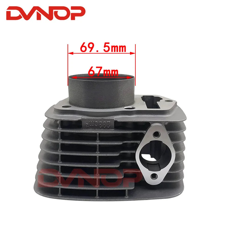 67mm Piston Big Bore KIt For: Xpro X24 / Xpro Roadster 250 / Vitacci GTX 250 / Vitacci Titan 250 / Vitacci XMT 250 / Venom Superbike / Venom X22r Max / Boom Bd250 / Italica Krypto