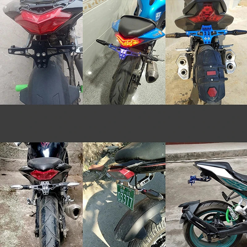 License Plate Tidy Tail Mount For: Xpro X24 / Xpro Roadster 250 / Vitacci GTX 250 / Vitacci Titan 250 / Vitacci XMT 250 / Venom Superbike / Venom X22r Max / Boom Bd250 / Italica Krypto