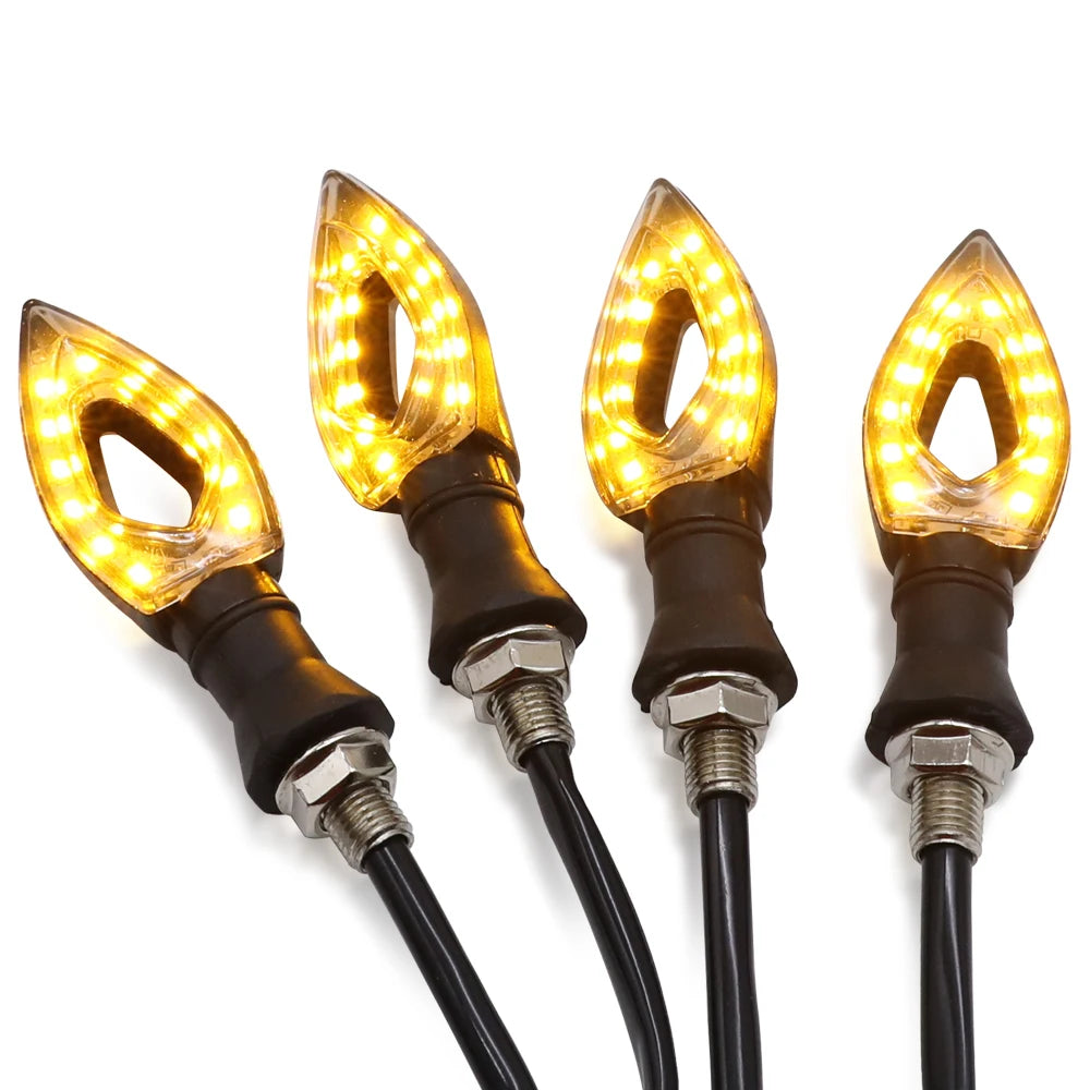 2pc 4pc Set LED Motorcycle Turn Signal Indicators For: Xpro X24 / Xpro Roadster 250 / Vitacci GTX 250 / Vitacci Titan 250 / Vitacci XMT 250 / Venom Superbike / Venom X22r Max / Boom Bd250 / Italica Krypto