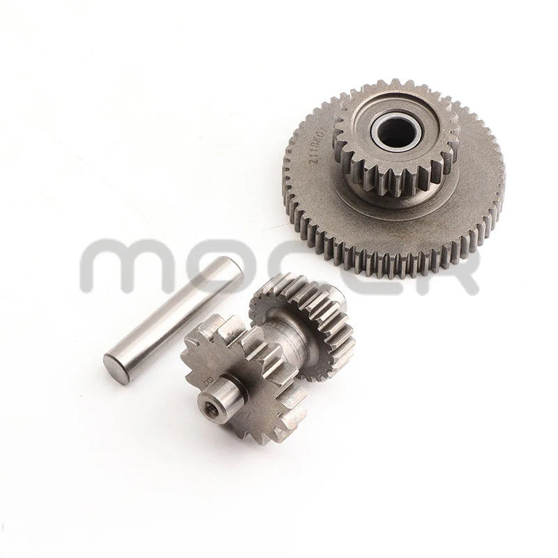 Starter Motor Gear Dual Link Main&Counter Parts For: Xpro X24 / Xpro Roadster 250 / Vitacci GTX 250 / Vitacci Titan 250 / Vitacci XMT 250 / Venom Superbike / Venom X22r Max / Boom Bd250 / Italica Krypto / Cb250 / 165fmm