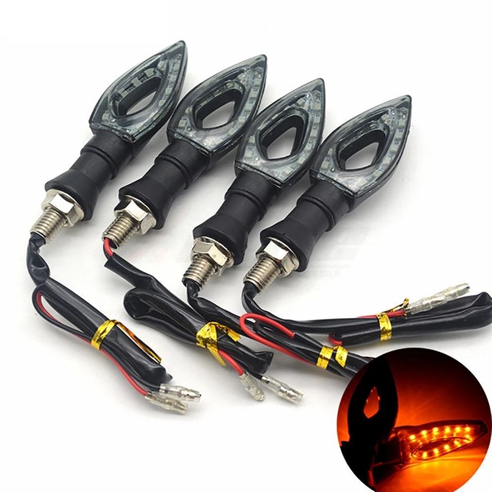 2pc 4pc Set LED Motorcycle Turn Signal Indicators For: Xpro X24 / Xpro Roadster 250 / Vitacci GTX 250 / Vitacci Titan 250 / Vitacci XMT 250 / Venom Superbike / Venom X22r Max / Boom Bd250 / Italica Krypto