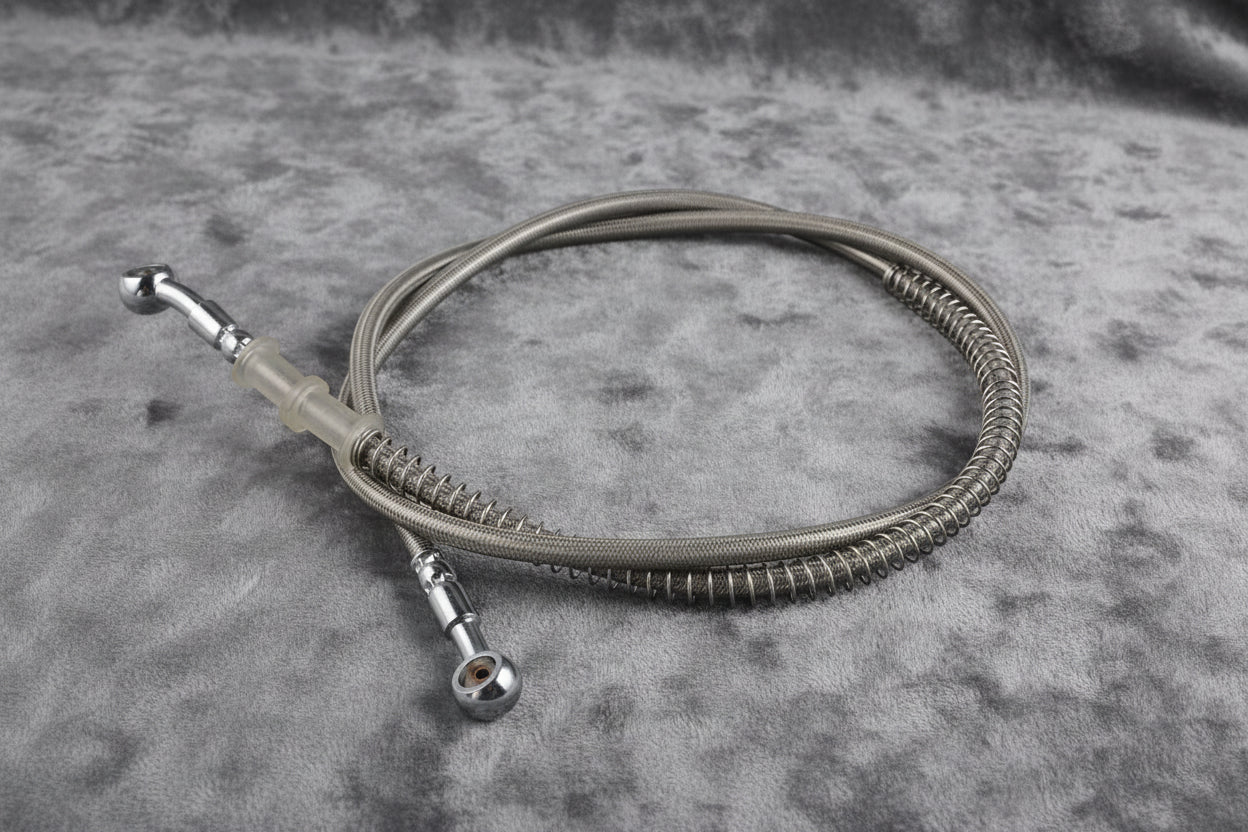 Rear Brake Line Braided Steel