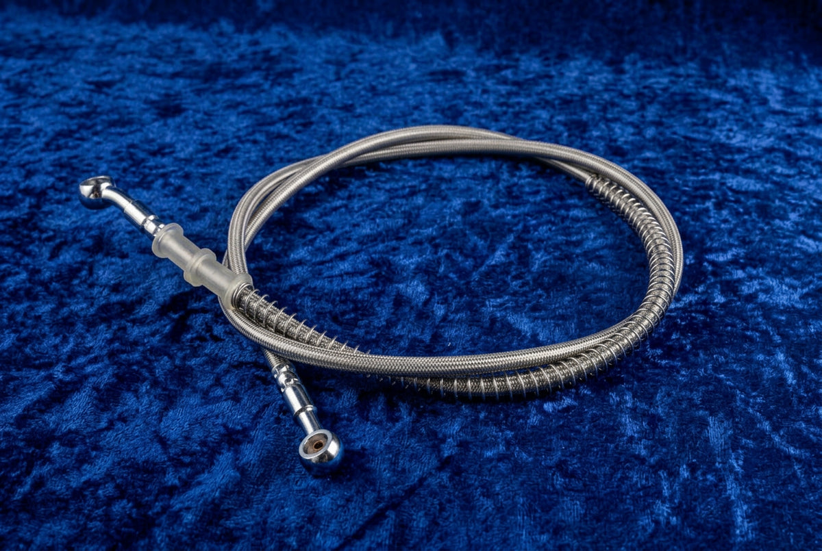 Rear Brake Line Braided Steel