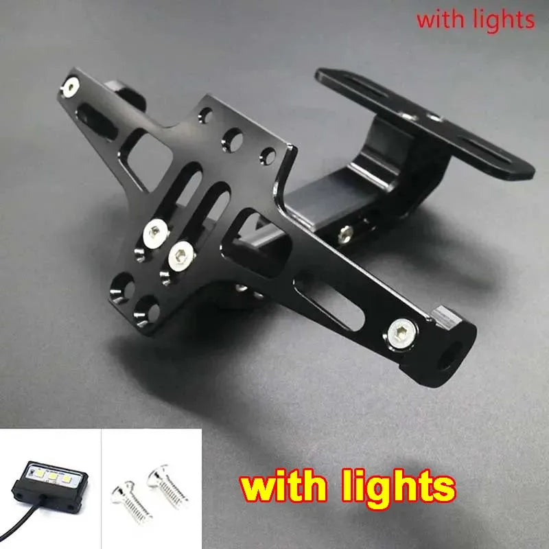 License Plate Tidy Tail Mount For: Xpro X24 / Xpro Roadster 250 / Vitacci GTX 250 / Vitacci Titan 250 / Vitacci XMT 250 / Venom Superbike / Venom X22r Max / Boom Bd250 / Italica Krypto