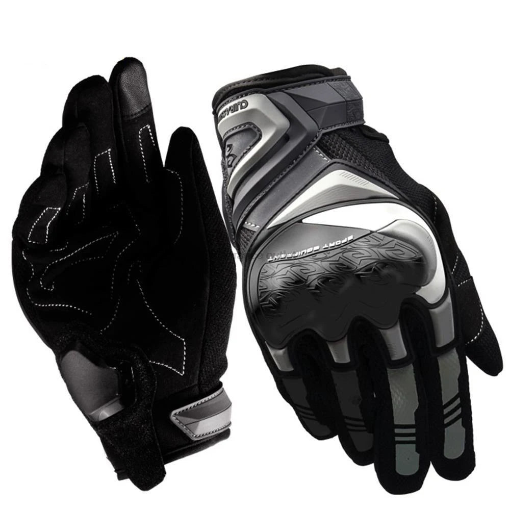 Cuirassier Touchscreen Motorcycle Full Finger Gloves Protective Racing