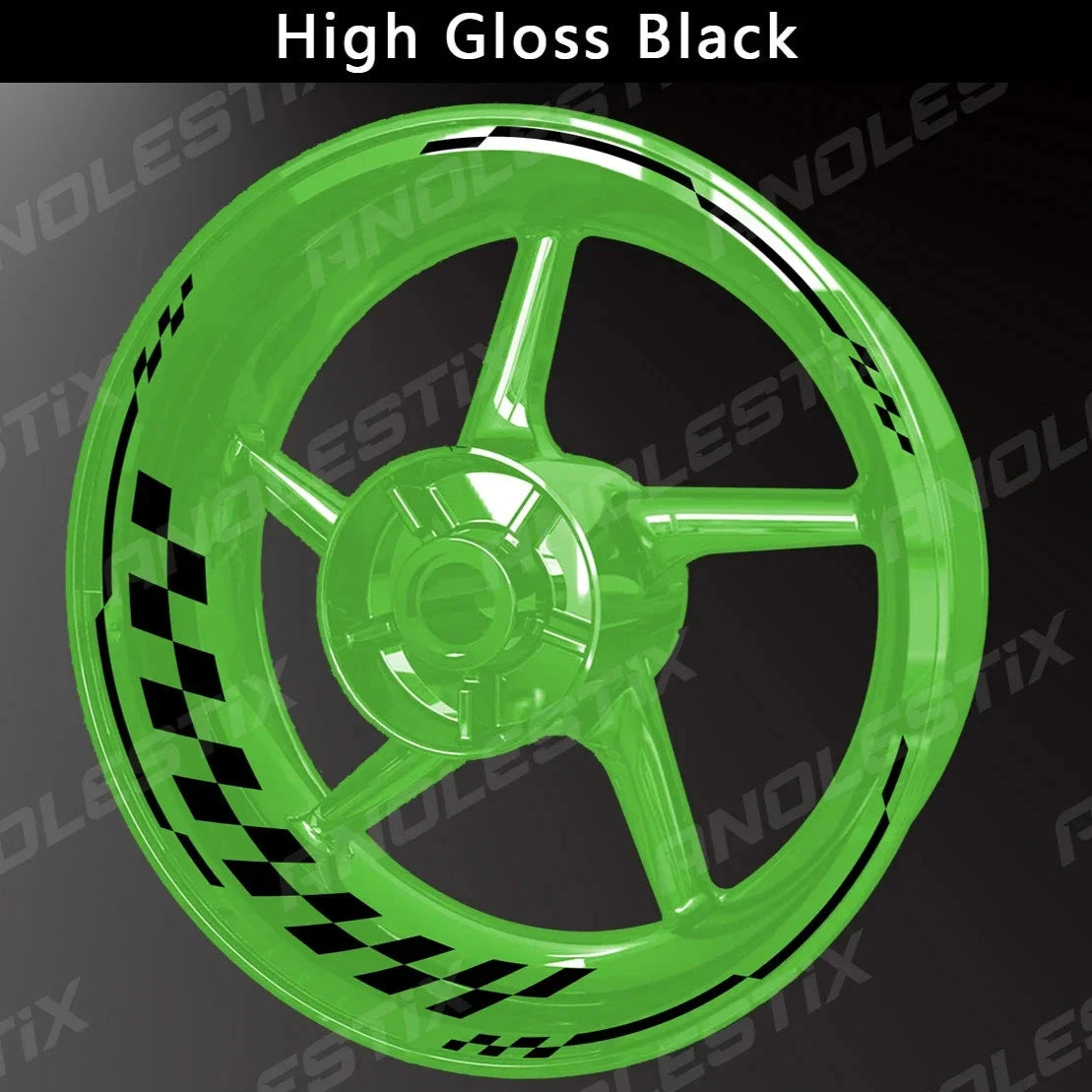 AnoleStix Reflective Wheel Sticker Hub Decal Rim Tape For: Xpro X24 / Xpro Roadster 250 / Vitacci GTX 250 / Vitacci Titan 250 / Vitacci XMT 250 / Venom Superbike / Venom X22r Max / Boom Bd250 / Italica Krypto