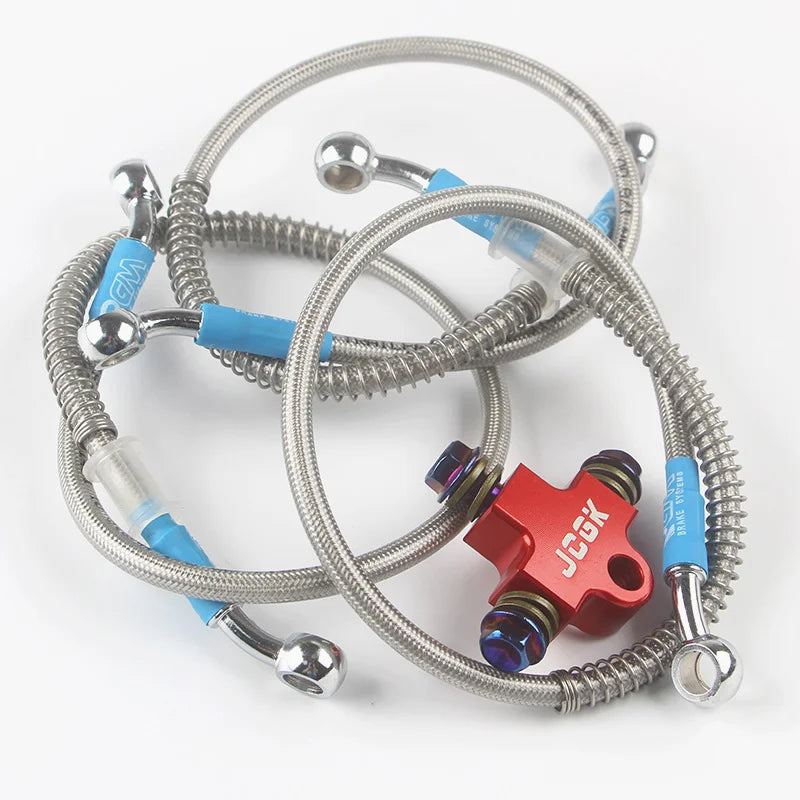 Front Brake Line Assembly Complete Kit For: Xpro X24 / Xpro Roadster 250 / Vitacci GTX 250 / Vitacci Titan 250 / Venom Superbike / Venom X22r Max / Boom Bd250 / Italica Krypto