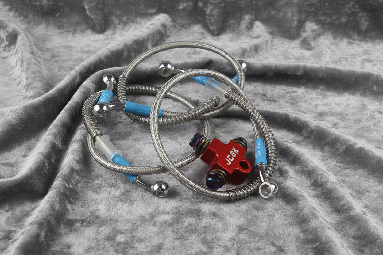 Front Brake Line Assembly Complete Kit