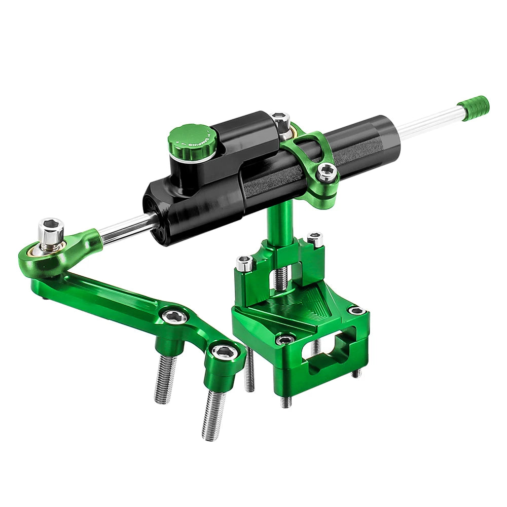 Steering Damper Stabilizer and Bracket Mounting For: Xpro X24 / Xpro Roadster 250 / Vitacci GTX 250 / Vitacci Titan 250 / Venom Superbike / Boom Bd250 / Italica Krypto