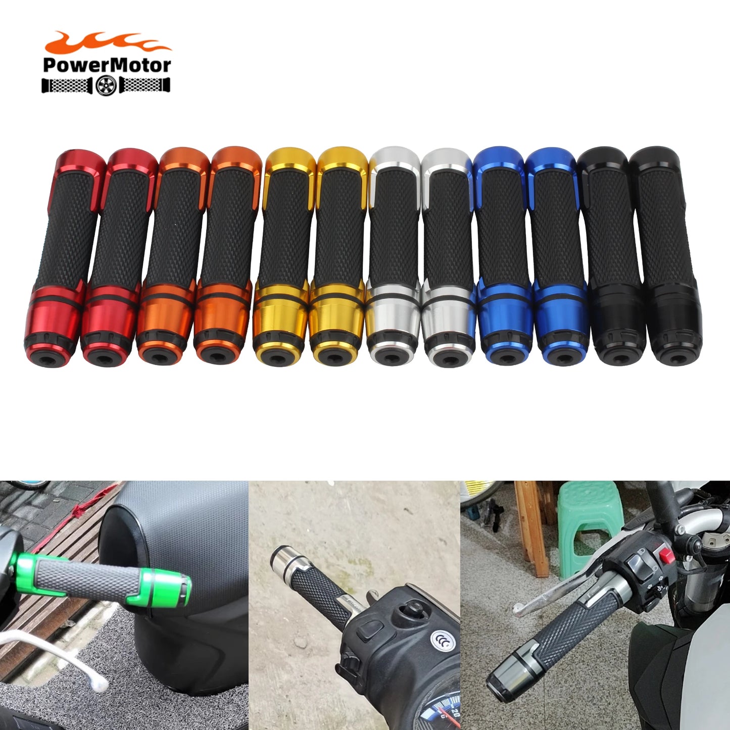 Motorcycle Handle Grips For: Xpro X24 / Xpro Roadster 250 / Vitacci GTX 250 / Vitacci Titan 250 / Vitacci XMT 250 / Venom Superbike / Venom X22r Max / Boom Bd250 / Italica Krypto