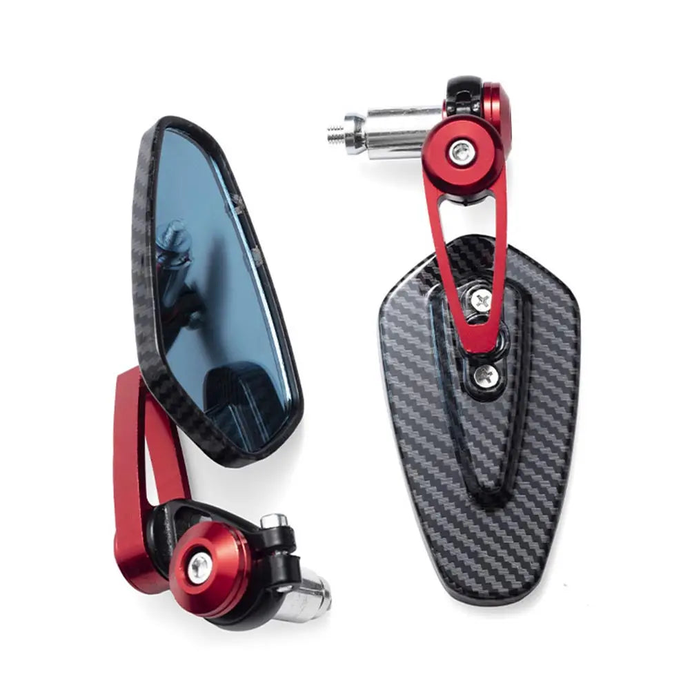 Motorcycle Aluminum Bar End Mirror For : Universal