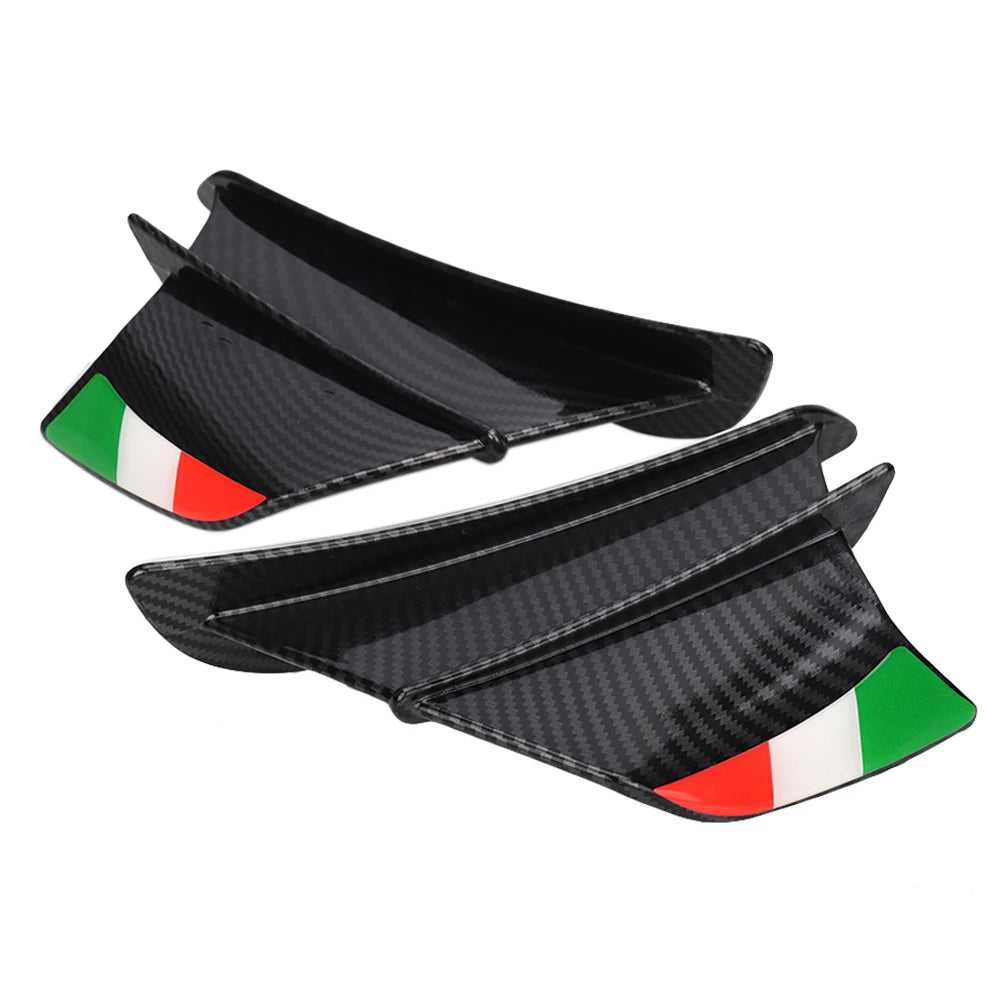 Motorcycle Winglet Aerodynamic Wing Kit Spoiler For: Xpro X24 / Xpro Roadster 250 / Vitacci GTX 250 / Vitacci Titan 250 / Vitacci XMT 250 / Venom Superbike / Venom X22r Max / Boom Bd250 / Italica Krypto