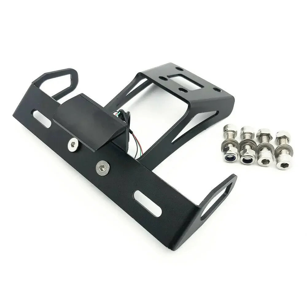 License Plate Holder Bracket Tidy Tail with Lights For: Xpro X24 / Xpro Roadster 250 / Vitacci GTX 250 / Vitacci Titan 250 / Vitacci XMT 250 / Venom Superbike / Venom X22r Max / Boom Bd250 / Italica Krypto