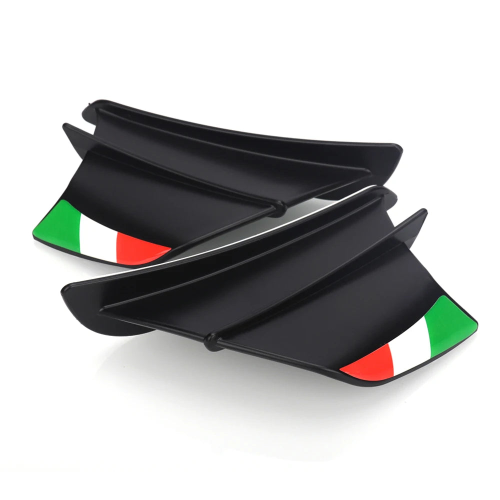 Motorcycle Winglet Aerodynamic Wing Kit Spoiler For: Xpro X24 / Xpro Roadster 250 / Vitacci GTX 250 / Vitacci Titan 250 / Vitacci XMT 250 / Venom Superbike / Venom X22r Max / Boom Bd250 / Italica Krypto