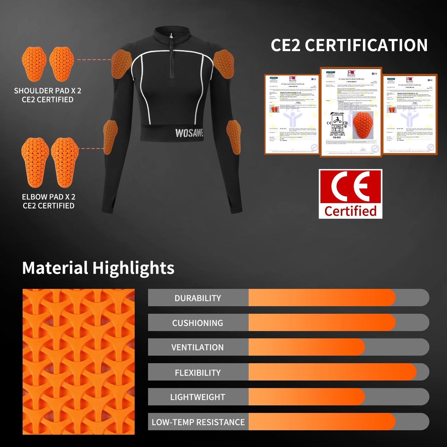 Women Armor CE Leval 2 Protective Gear