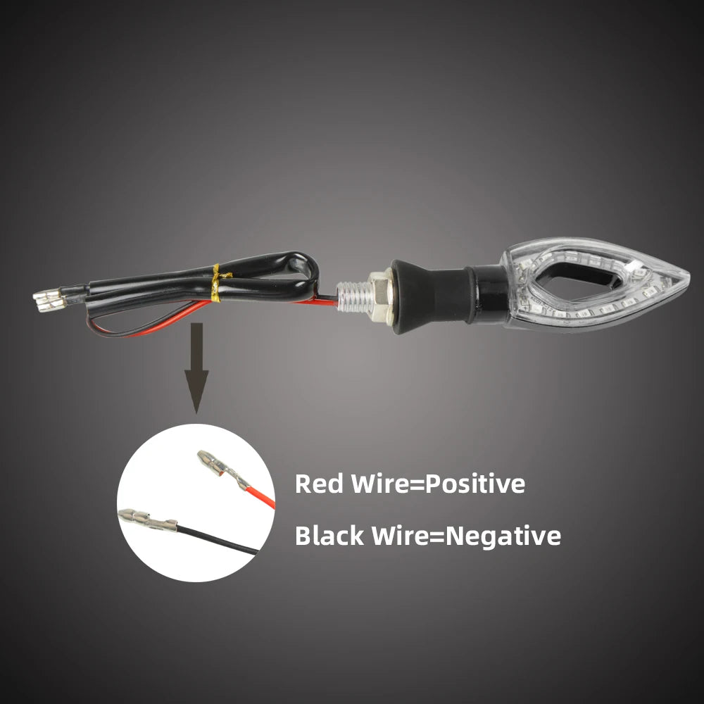 2pc 4pc Set LED Motorcycle Turn Signal Indicators For: Xpro X24 / Xpro Roadster 250 / Vitacci GTX 250 / Vitacci Titan 250 / Vitacci XMT 250 / Venom Superbike / Venom X22r Max / Boom Bd250 / Italica Krypto