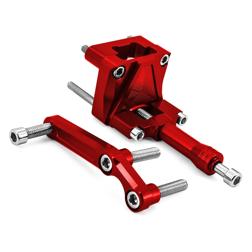 Steering Damper Stabilizer and Bracket Mounting For: Xpro X24 / Xpro Roadster 250 / Vitacci GTX 250 / Vitacci Titan 250 / Venom Superbike / Boom Bd250 / Italica Krypto