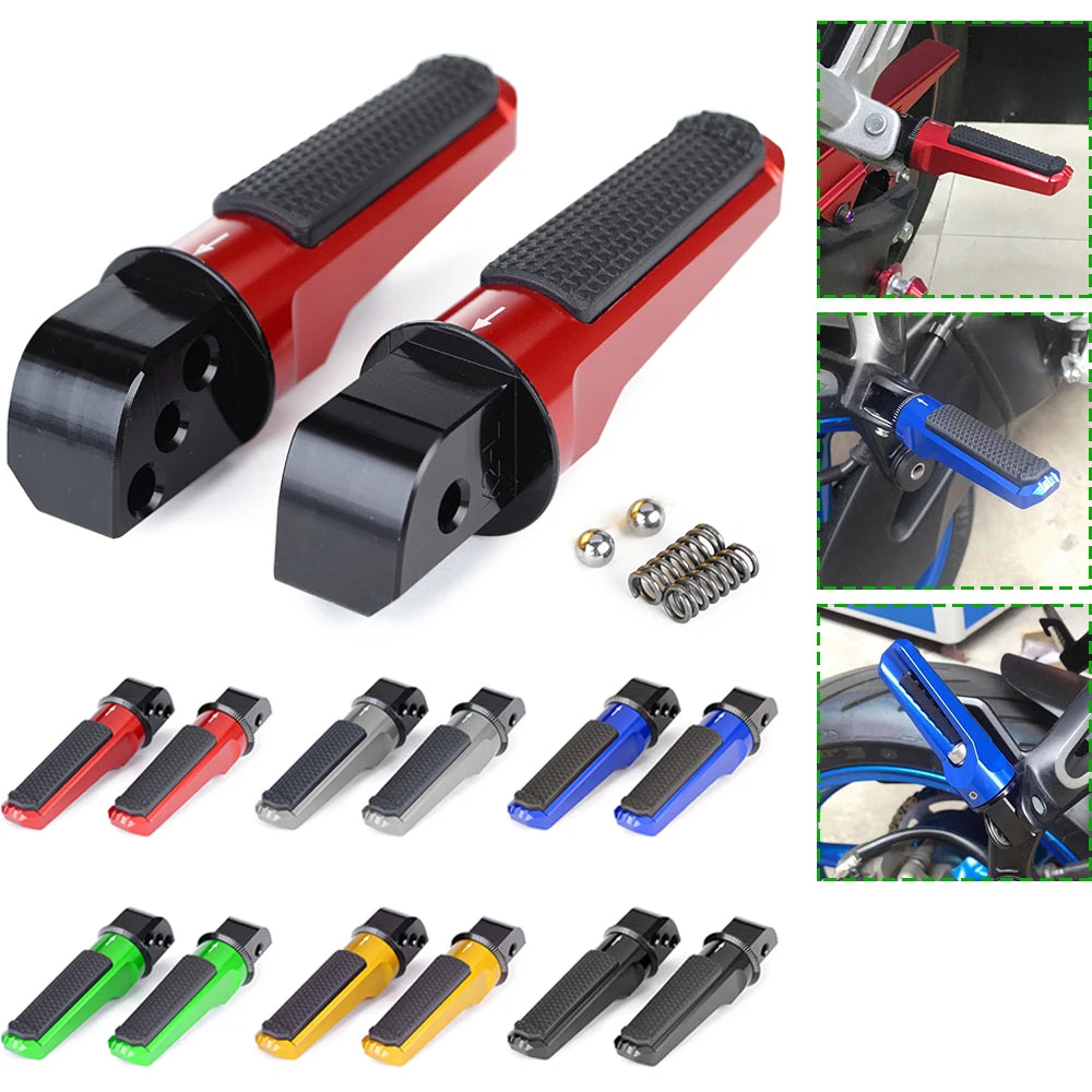 Motorcycle Rear Foot Pegs Passenger For: Xpro X24 / Xpro Roadster 250 / Vitacci GTX 250 / Venom Superbike / Venom X22r Max / Boom Bd250 / Italica Krypto