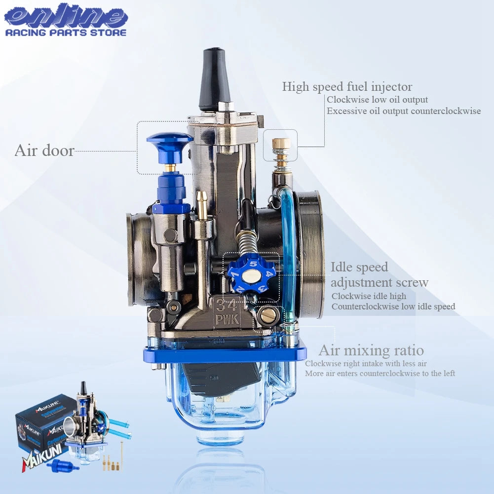 Bundle PWK 28 / 30 / 32 / 34 Carburetor For : Vitacci Falcon / Venom X22 GT/ GY6-250cc