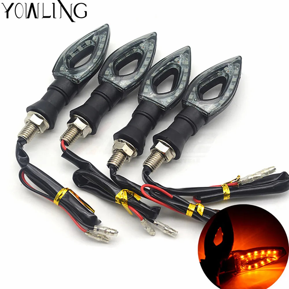 2pc 4pc Set LED Motorcycle Turn Signal Indicators For: Xpro X24 / Xpro Roadster 250 / Vitacci GTX 250 / Vitacci Titan 250 / Vitacci XMT 250 / Venom Superbike / Venom X22r Max / Boom Bd250 / Italica Krypto