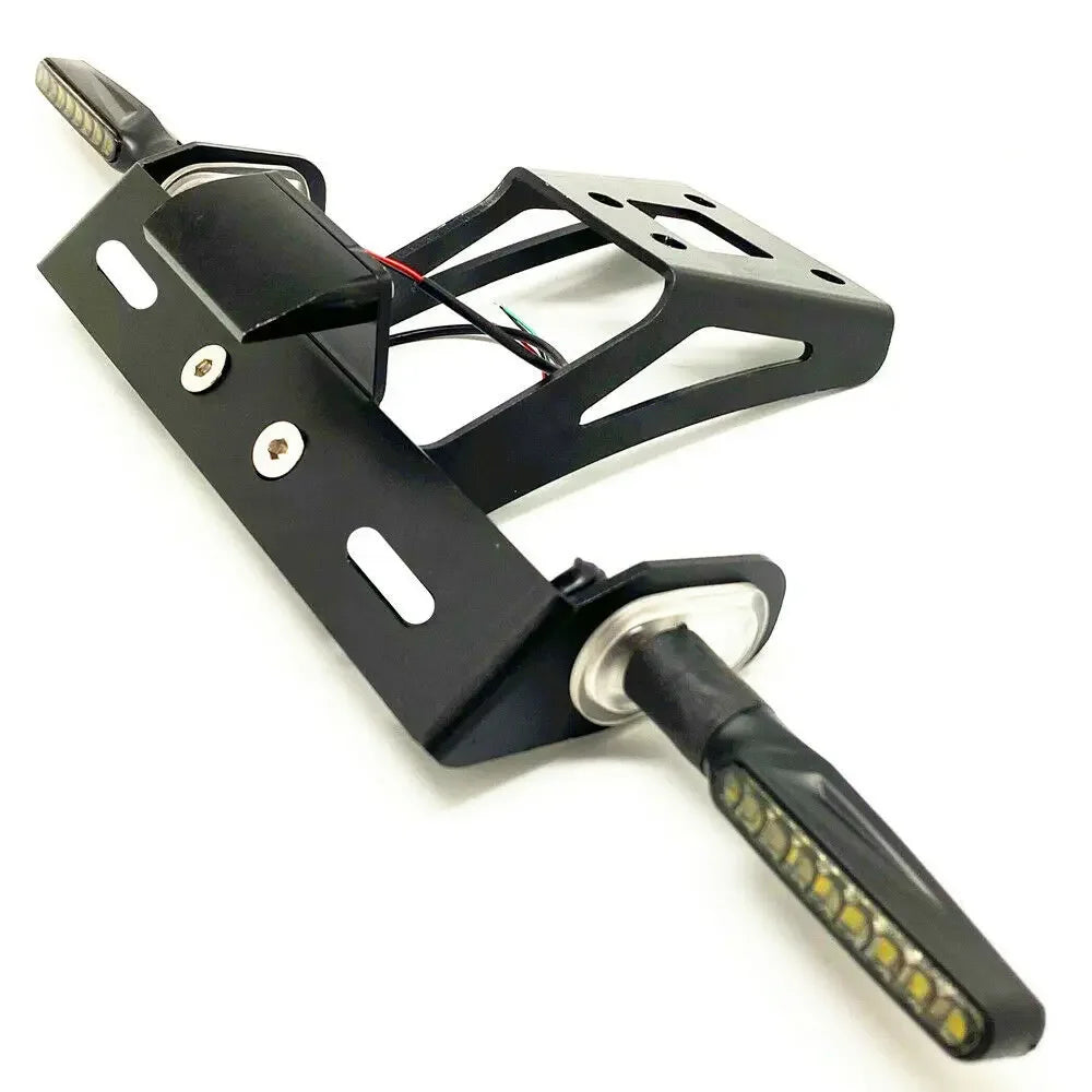 License Plate Holder Bracket Tidy Tail with Lights For: Xpro X24 / Xpro Roadster 250 / Vitacci GTX 250 / Vitacci Titan 250 / Vitacci XMT 250 / Venom Superbike / Venom X22r Max / Boom Bd250 / Italica Krypto