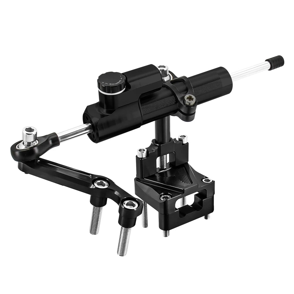 Steering Damper Stabilizer and Bracket Mounting For: Xpro X24 / Xpro Roadster 250 / Vitacci GTX 250 / Vitacci Titan 250 / Venom Superbike / Boom Bd250 / Italica Krypto