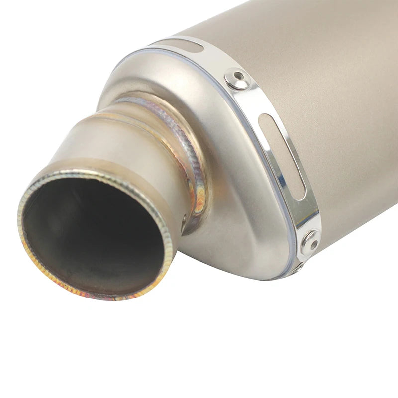 51MM Slip On Motorcycle Exhaust Muffler DB Killer For: Xpro X24 / Xpro Roadster 250 / Vitacci GTX 250 / Vitacci Titan 250 / Vitacci XMT 250 / Venom Superbike / Venom X22r Max / Boom Bd250 / Italica Krypto