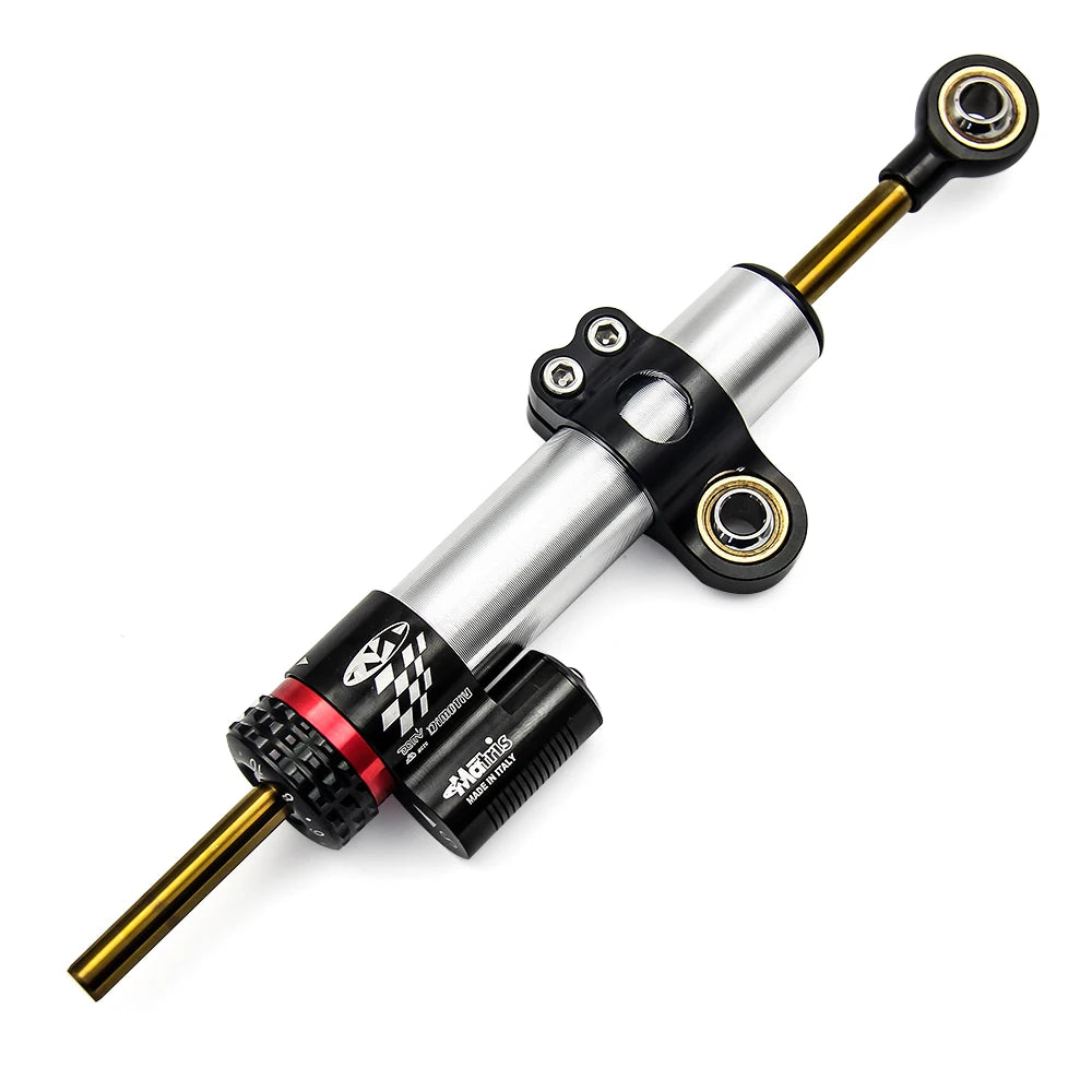 Steering Damper Stabilizer and Bracket Mounting For: Xpro X24 / Xpro Roadster 250 / Vitacci GTX 250 / Vitacci Titan 250 / Venom Superbike / Boom Bd250 / Italica Krypto