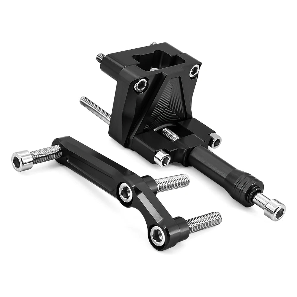 Steering Damper Stabilizer and Bracket Mounting For: Xpro X24 / Xpro Roadster 250 / Vitacci GTX 250 / Vitacci Titan 250 / Venom Superbike / Boom Bd250 / Italica Krypto
