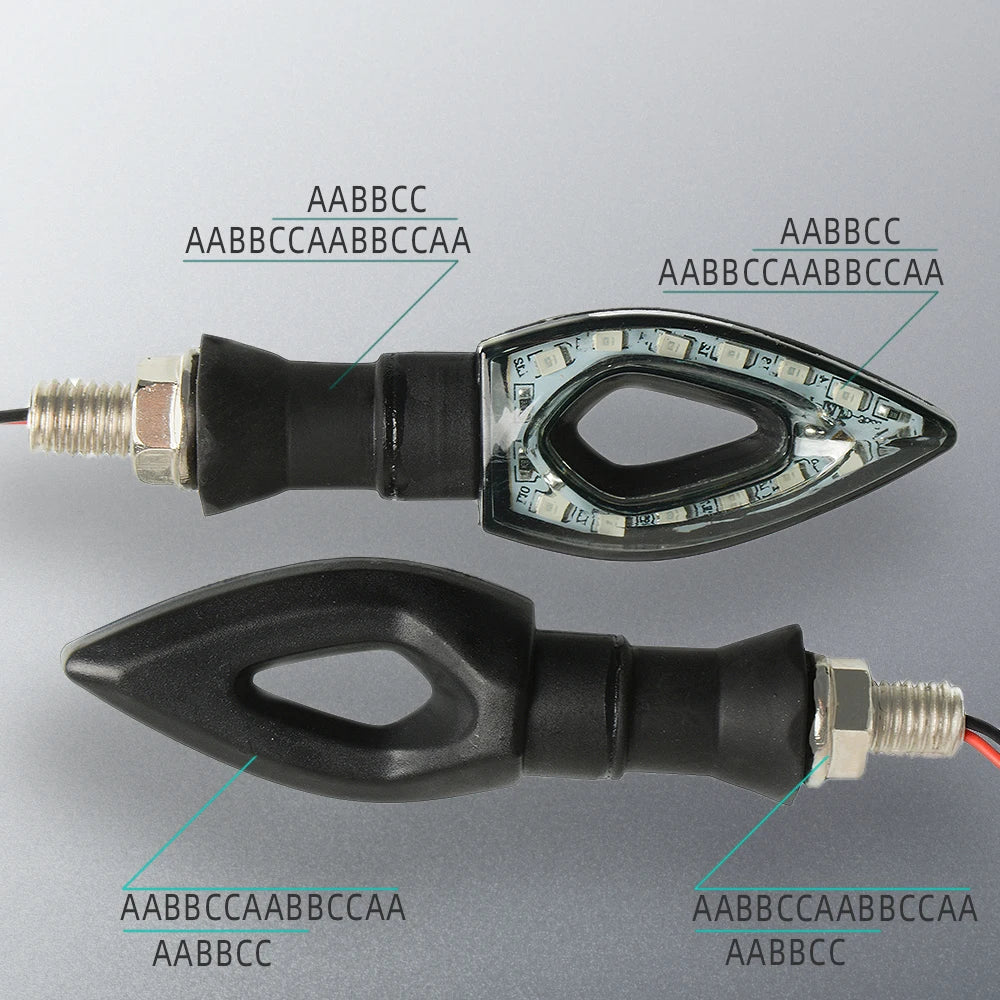 2pc 4pc Set LED Motorcycle Turn Signal Indicators For: Xpro X24 / Xpro Roadster 250 / Vitacci GTX 250 / Vitacci Titan 250 / Vitacci XMT 250 / Venom Superbike / Venom X22r Max / Boom Bd250 / Italica Krypto