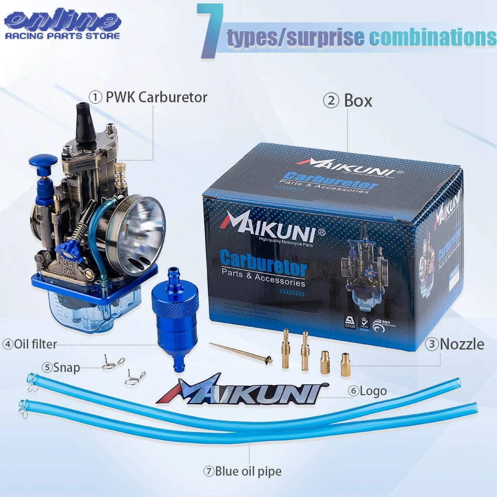 Bundle PWK 28 / 30 / 32 / 34 Carburetor For : Vitacci Falcon / Venom X22 GT/ GY6-250cc