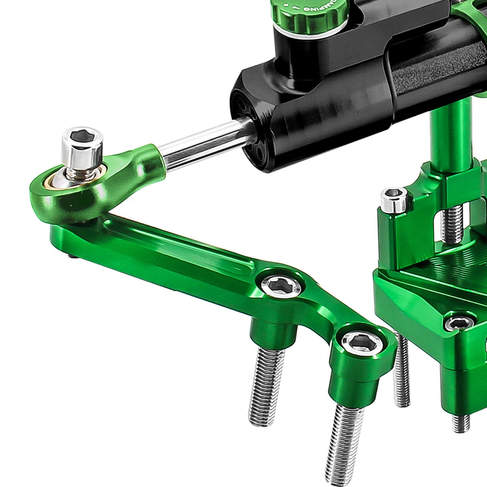 Steering Damper Stabilizer and Bracket Mounting For: Xpro X24 / Xpro Roadster 250 / Vitacci GTX 250 / Vitacci Titan 250 / Venom Superbike / Boom Bd250 / Italica Krypto