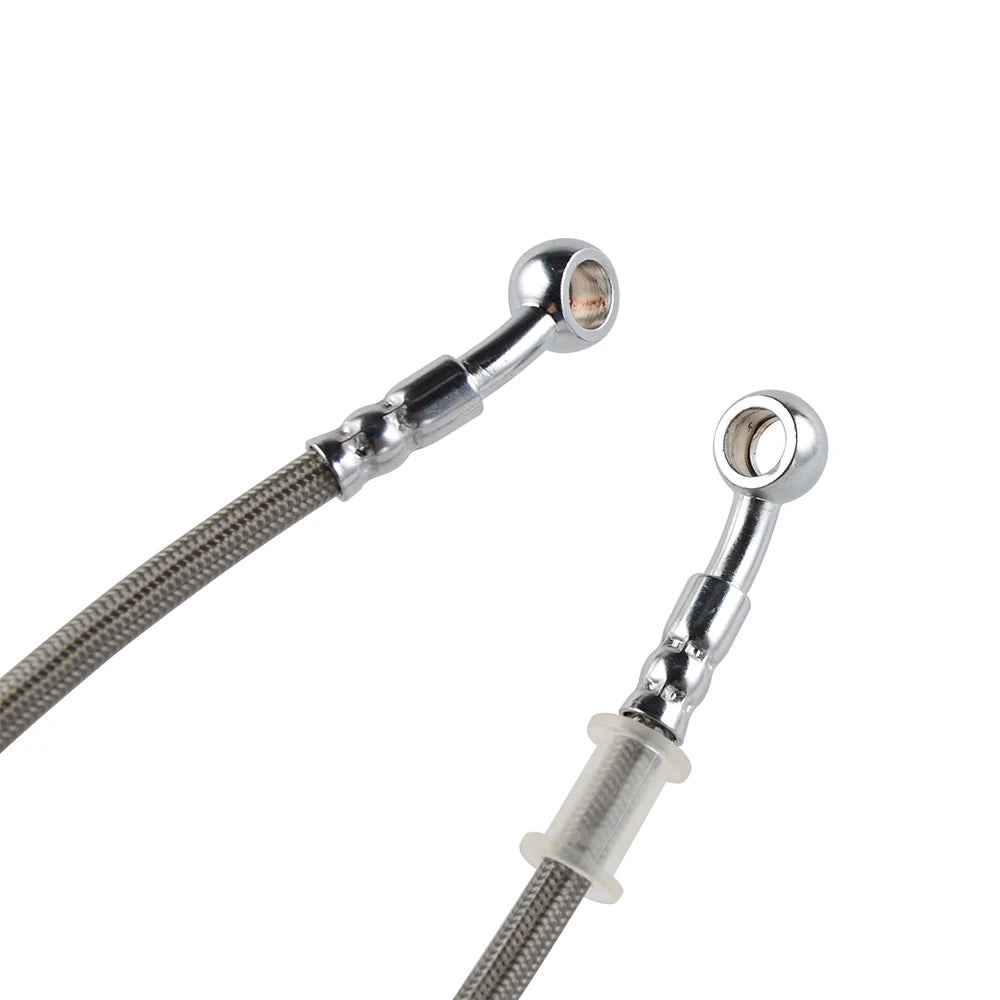 Rear Brake Line Braided Steel For: Xpro X24 / Xpro Roadster 250 / Vitacci GTX 250 / Vitacci Titan 250 / Vitacci XMT 250 / Venom Superbike / Venom X22r Max / Boom Bd250 / Italica Krypto