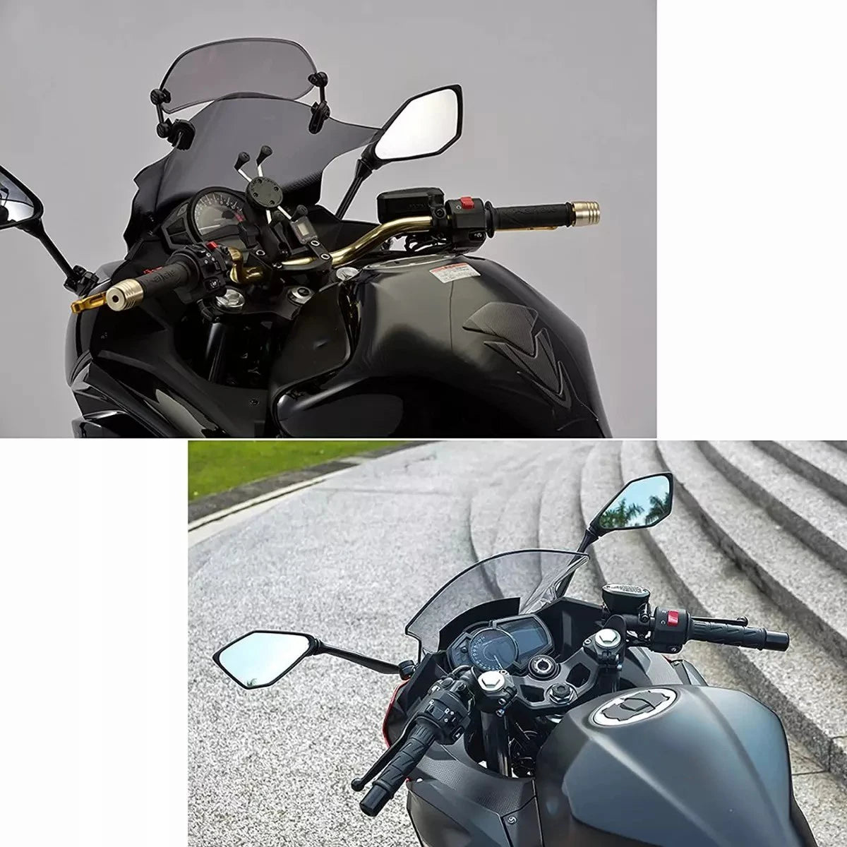 Stock Rearview Mirror For: Xpro X24 / Xpro Roadster 250 / Vitacci GTX 250 / Venom Superbike / Venom X22r Max / Boom Bd250 / Italica Krypto