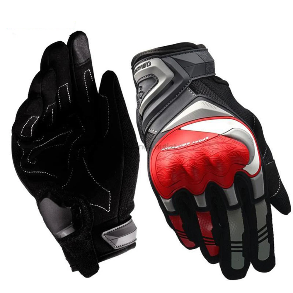 Cuirassier Touchscreen Motorcycle Full Finger Gloves Protective Racing