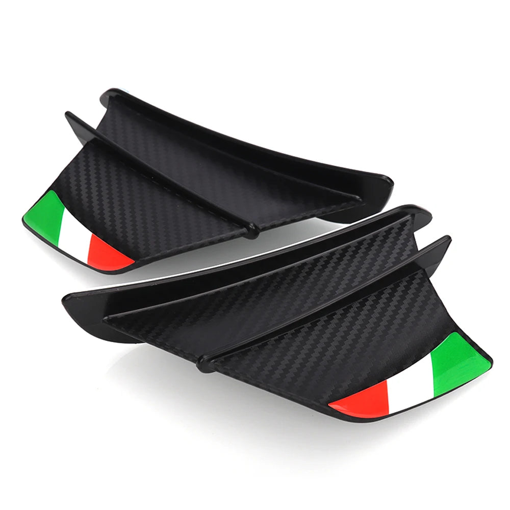 Motorcycle Winglet Aerodynamic Wing Kit Spoiler For: Xpro X24 / Xpro Roadster 250 / Vitacci GTX 250 / Vitacci Titan 250 / Vitacci XMT 250 / Venom Superbike / Venom X22r Max / Boom Bd250 / Italica Krypto