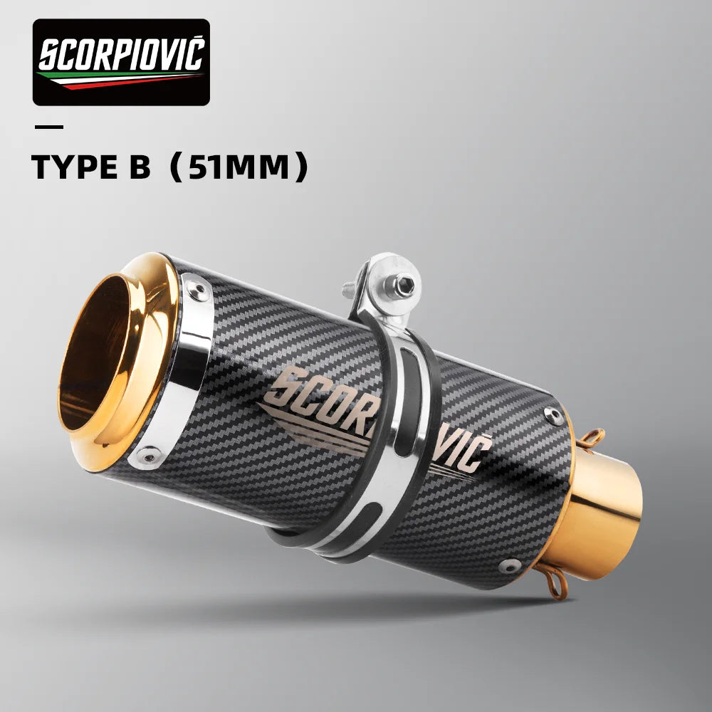 51mm slip on exhaust w/db killer For: Xpro X24 / Xpro Roadster 250 / Vitacci GTX 250 / Vitacci Titan 250 / Venom Superbike / Venom X22r Max / Boom Bd250 / Italica Krypto