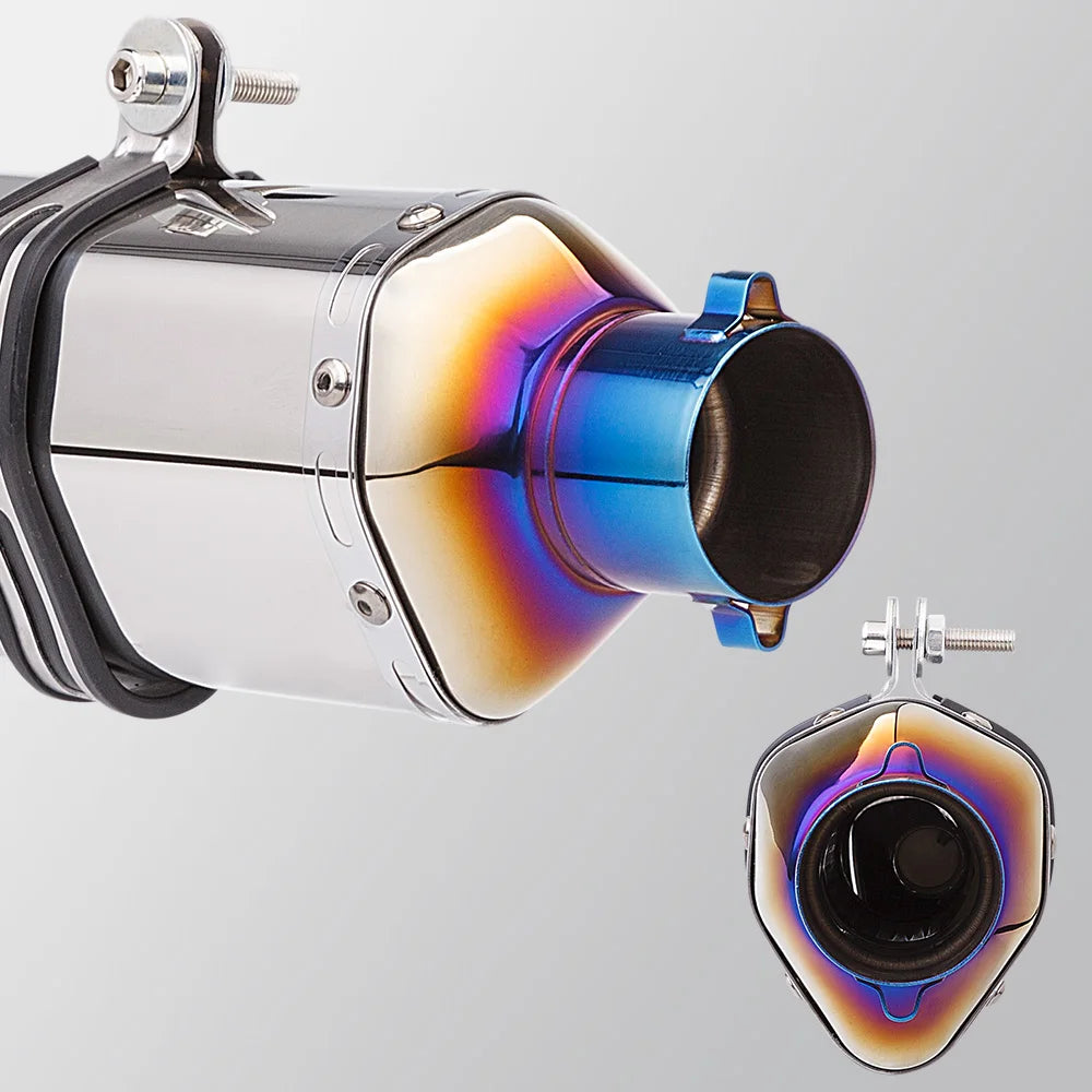51mm Slip on Universal Motorcycle Exhaust Muffler For: Xpro X24 / Xpro Roadster 250 / Vitacci GTX 250 / Vitacci Titan 250 / Venom Superbike / Venom X22r Max / Boom Bd250 / Italica Krypto