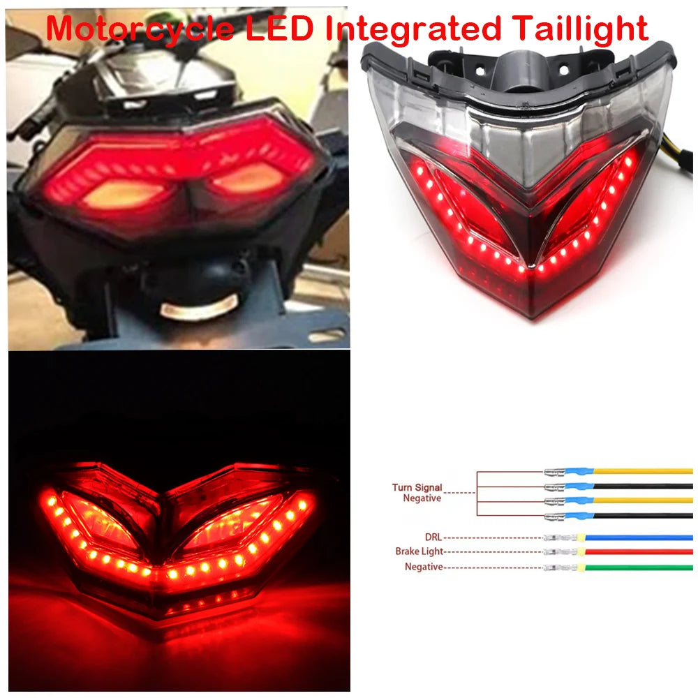 Custom Rear Tail Brake Turn Signals Led Light