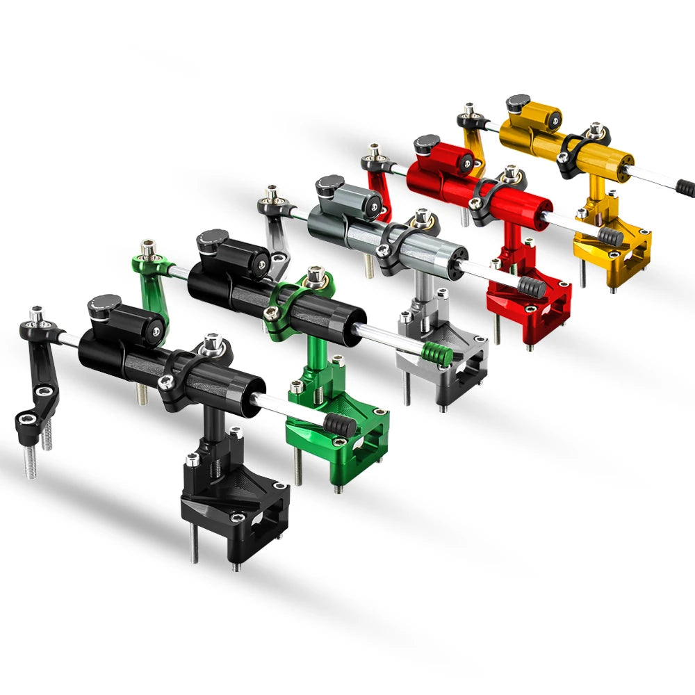 Steering Damper Stabilizer and Bracket Mounting For: Xpro X24 / Xpro Roadster 250 / Vitacci GTX 250 / Vitacci Titan 250 / Venom Superbike / Boom Bd250 / Italica Krypto