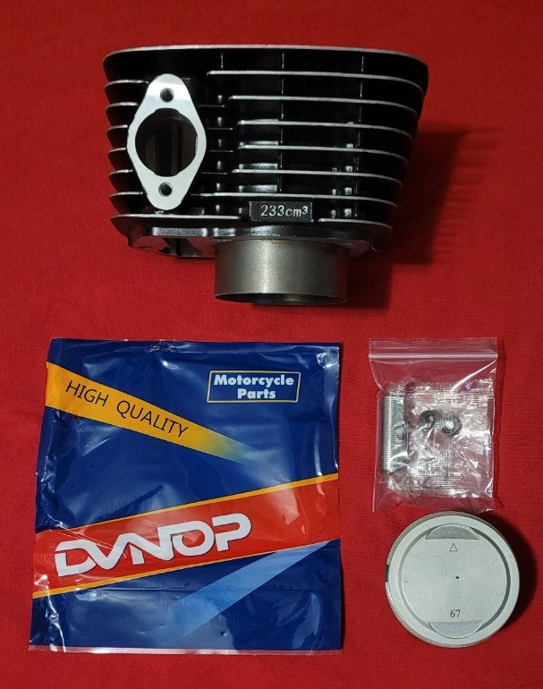 67mm Big Bore Kit For: Xpro X24 / Xpro Roadster 250 / Vitacci GTX 250 / Vitacci Titan 250 / Vitacci XMT 250 / Venom Superbike / Venom X22r Max / Boom Bd250 / Italica Krypto