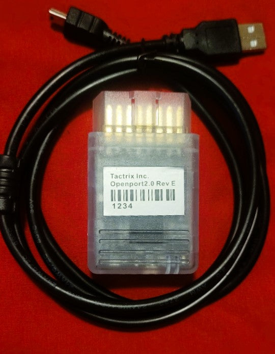 Complete Tactrix Openport 2.0 Diagnostics Tool with OBD2 to Delphi 6 pin Cable
