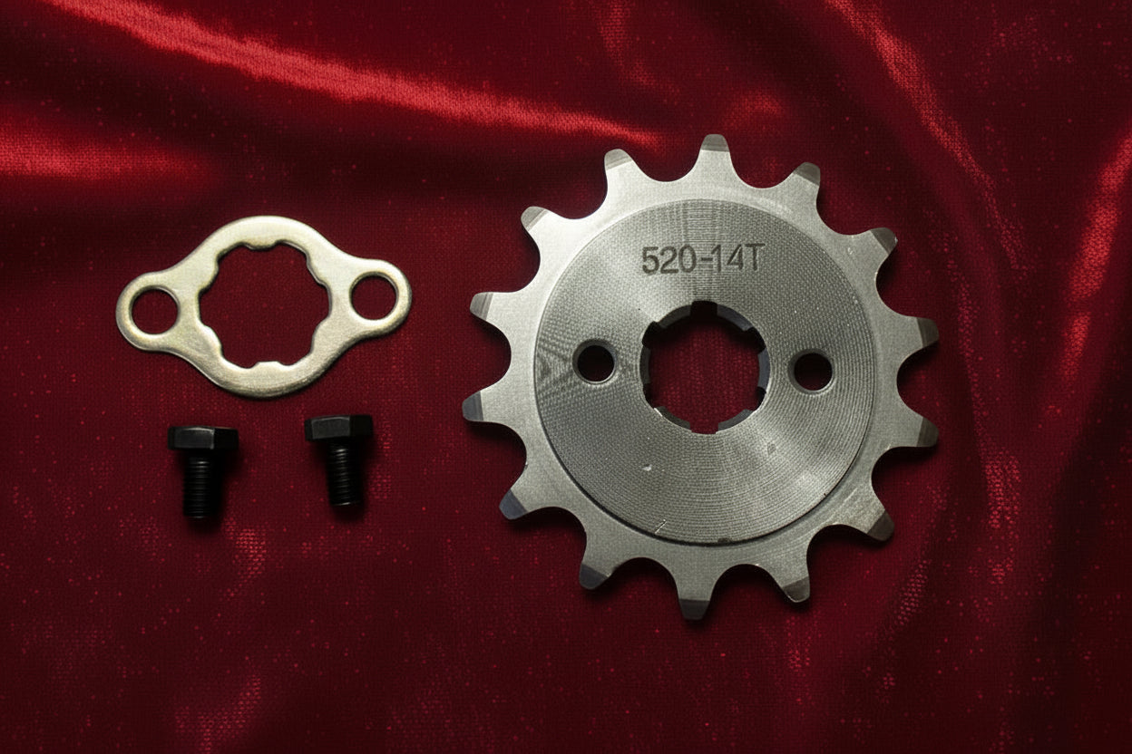 14T Front Sprocket and Chain Combo