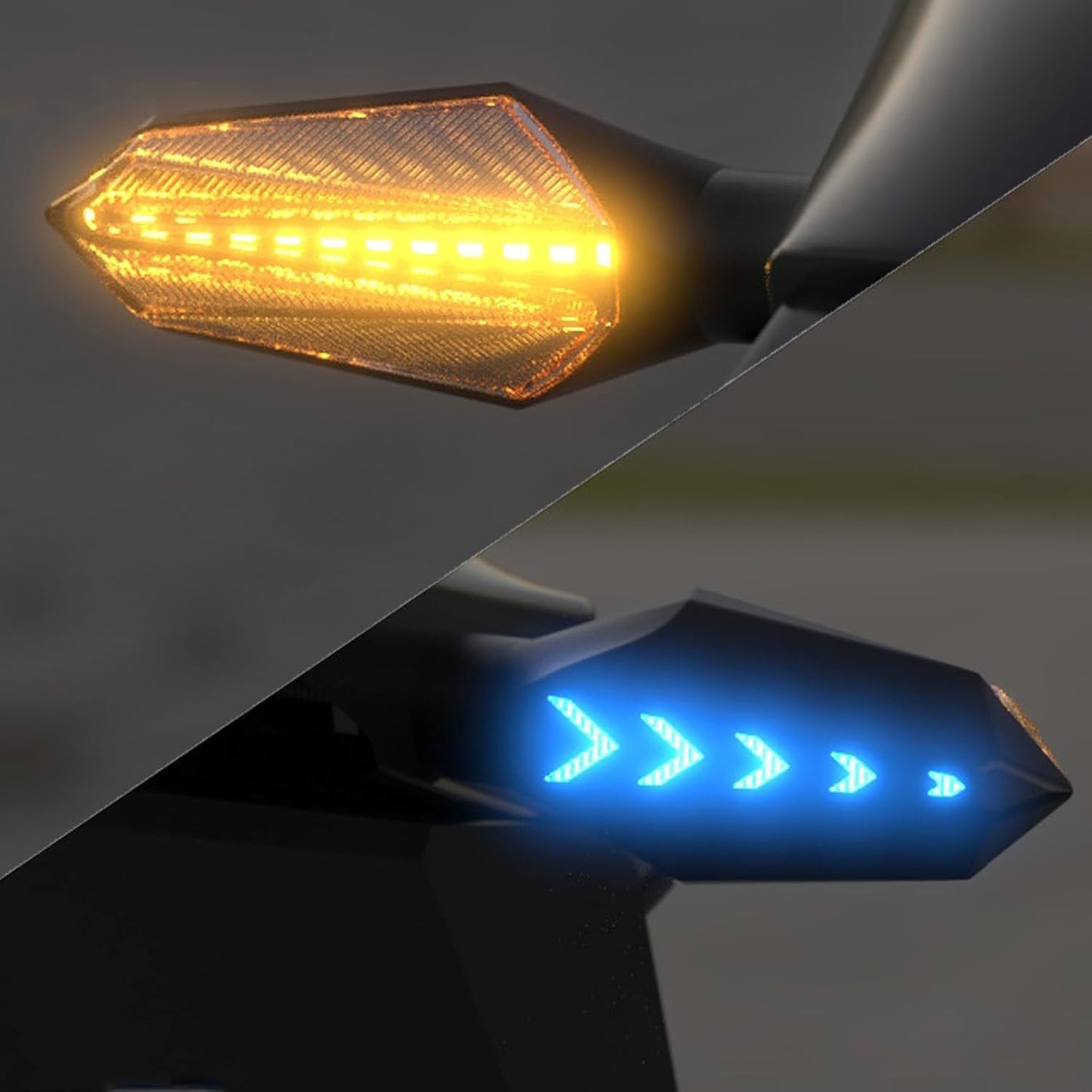 * 2Pcs Turn  Signals Flowing LED For: Xpro X24 / Xpro Roadster 250 / Vitacci GTX 250 / Vitacci Titan 250 / Vitacci XMT 250 / Venom Superbike / Venom X22r Max / Boom Bd250 / Italica Krypto